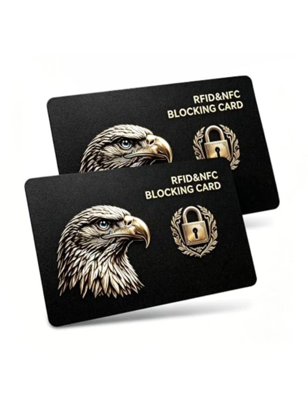 2 Pack RFID Blocking Card One Card Protects Entire Wallet Purse NFC